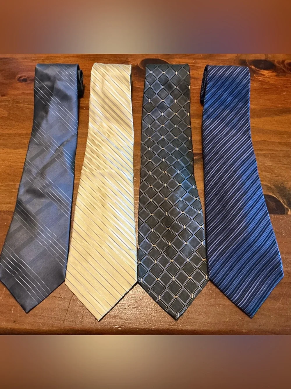 Perry Ellis Portfolio Bill Blass Tasso Elba Men’s 100% Silk Tie Lot of 4